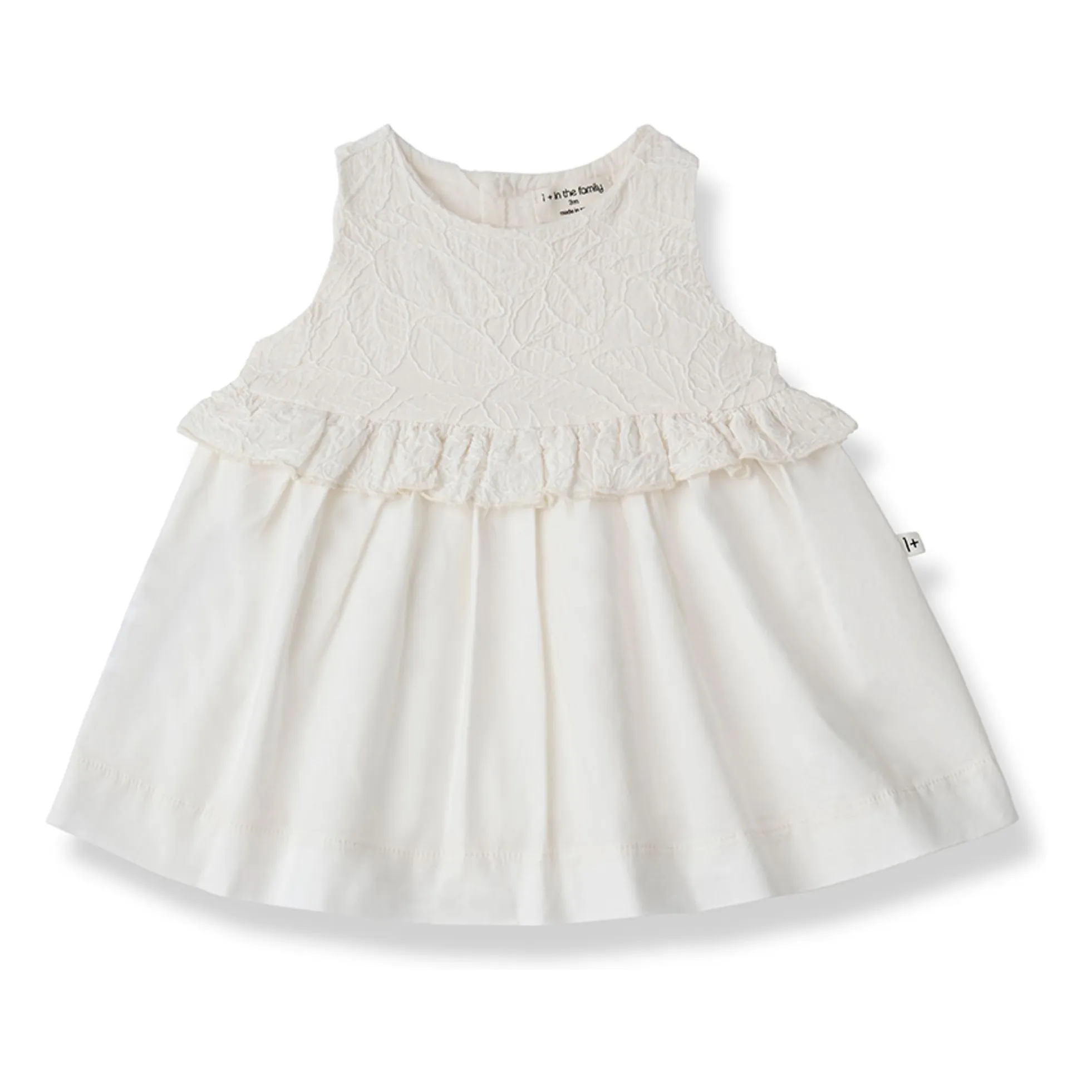1+ In The Family White Cadaques Embroidered Dress