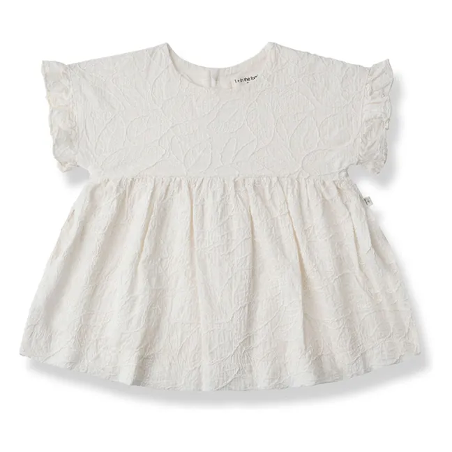 Robe Brodée Satuna | Blanc