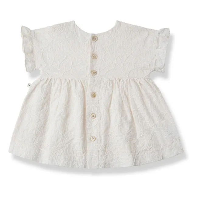 Robe Brodée Satuna | Blanc