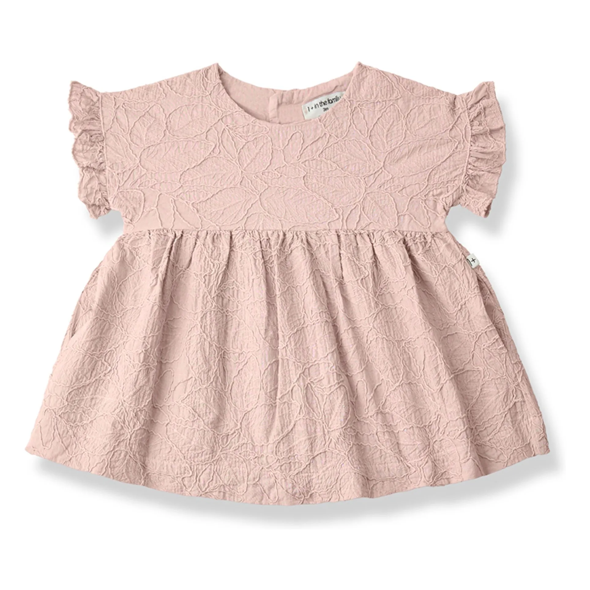 1+ In The Family Dusty Pink Satuna Embroidered Dress