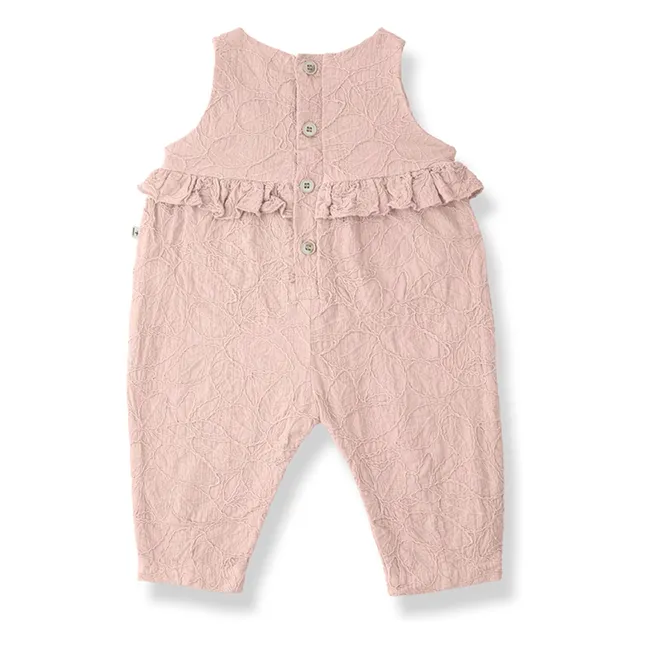Siurana embroidered overalls  | Dusty Pink