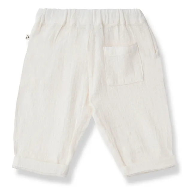 Pantalones de gasa Rupia | Blanco