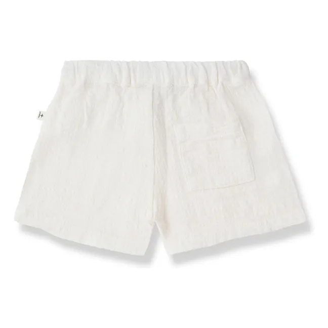 Bermuda Verges Chiffon | White