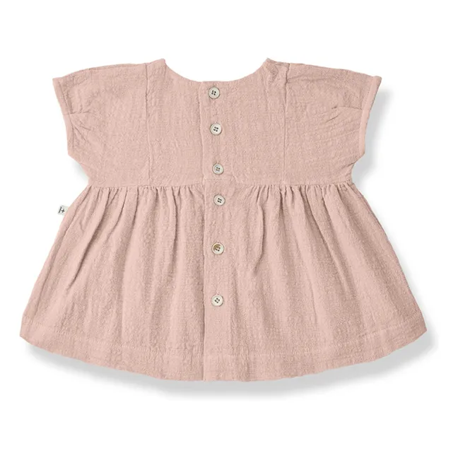 Vestido de gasa Gualta | Rosa Viejo