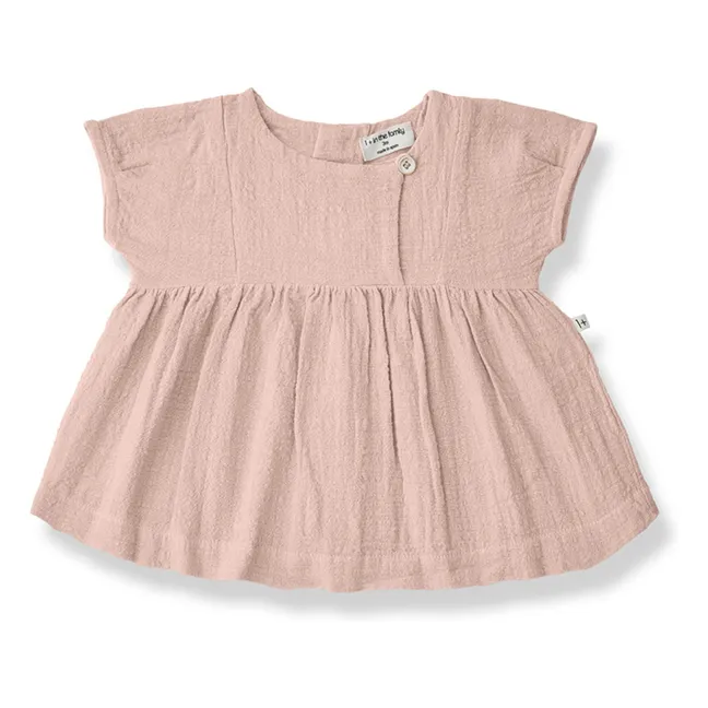Vestido de gasa Gualta | Rosa Viejo