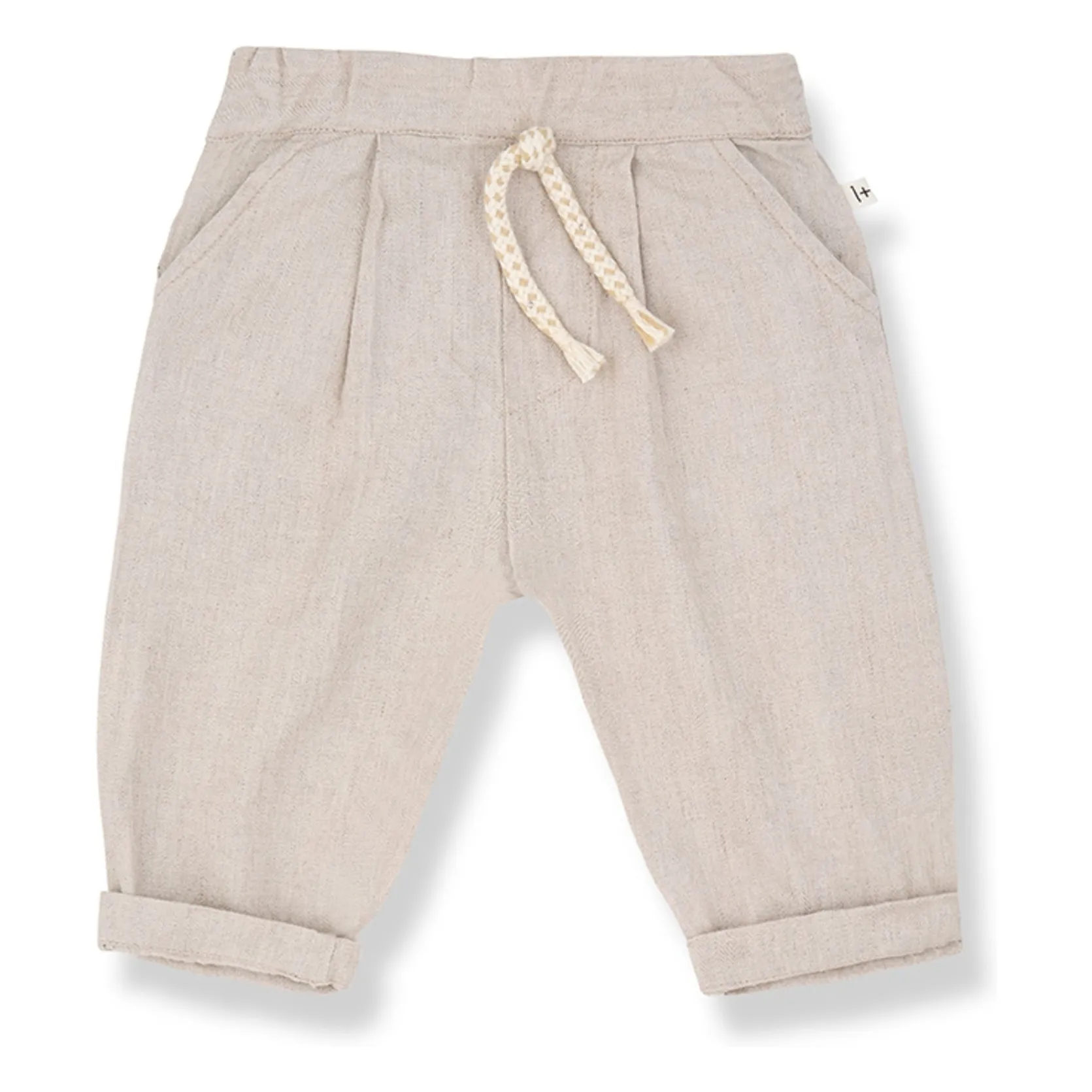 1+ In The Family Beige Castell Linen Pants