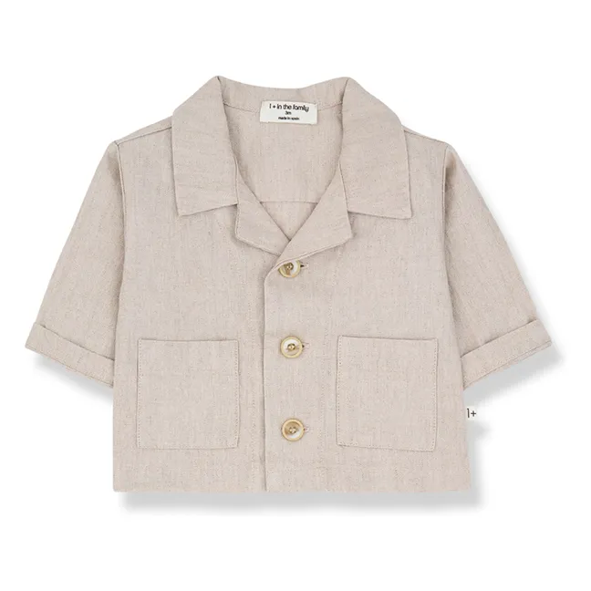 Chemise Perratallada Lin | Beige