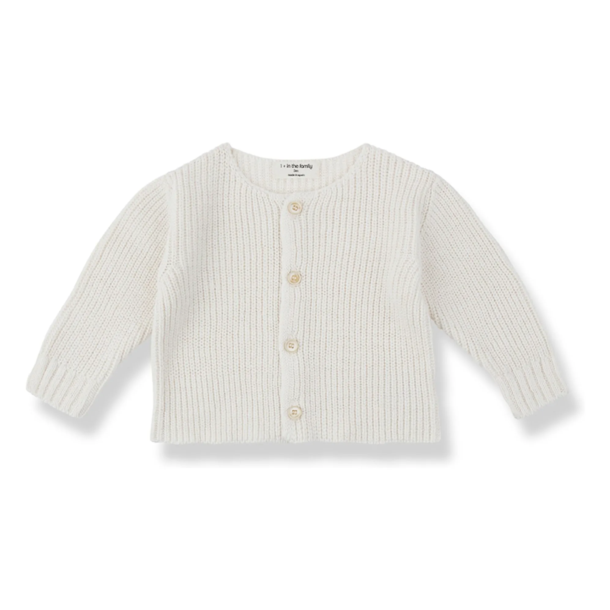 1+ In The Family Ecru Gertrudis Linen Cardigan