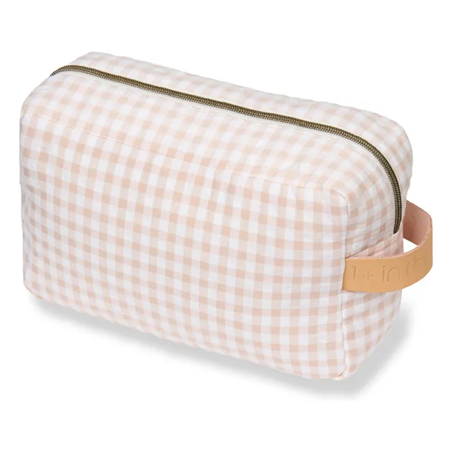 Neceser Vichy | Beige rosado