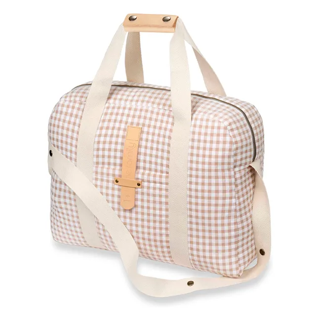 Vichy Maternity Bag | Taupe brown