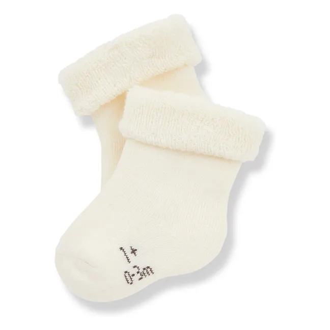 Chaussettes Gil Eponge | Ecru