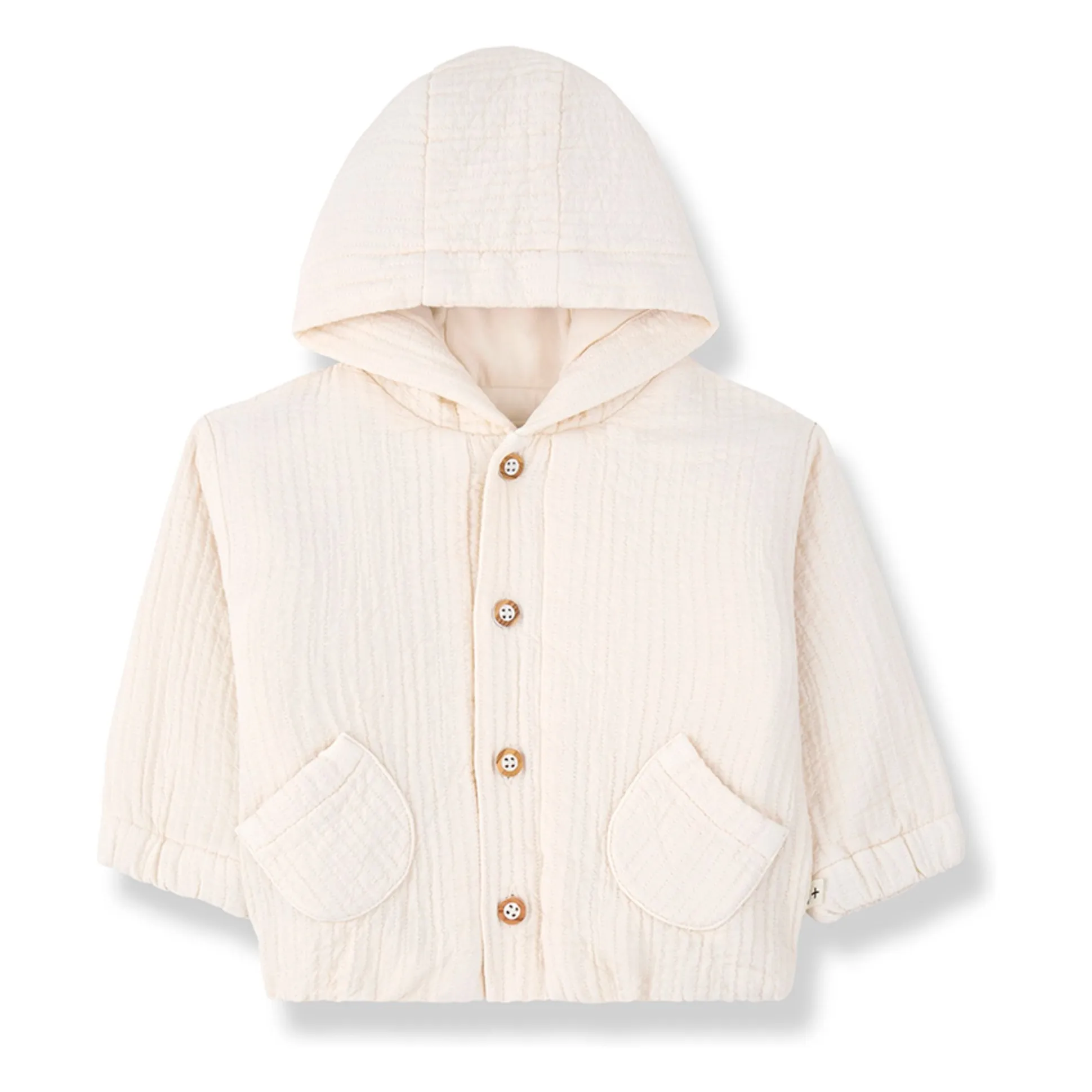 1+ In The Family Ecru Serifos Hooded Jacket