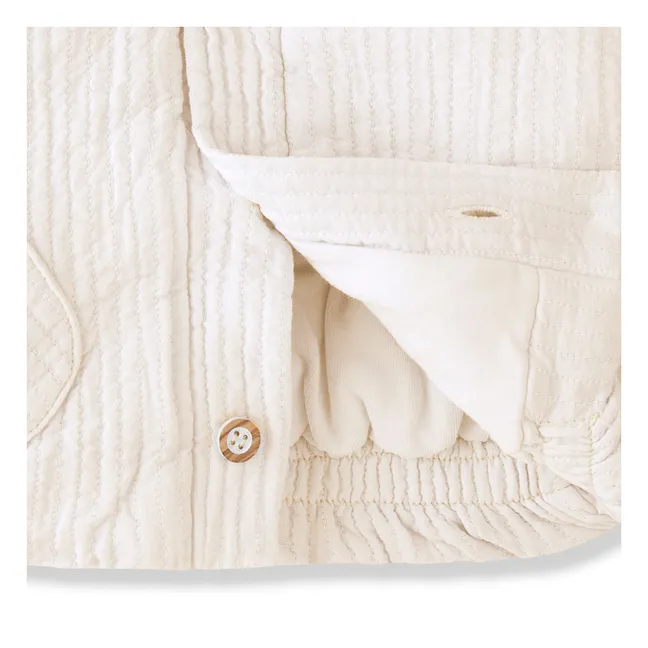 Serifos Hooded Jacket | Ecru