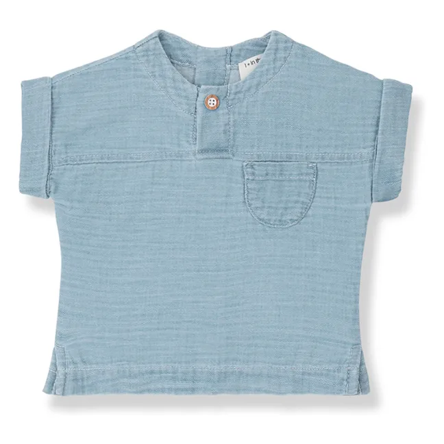 Denim T-Shirt Bodrum | Hellblau