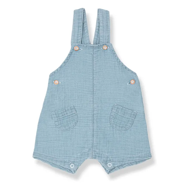 Skiros Denim Playsuit | Light Blue