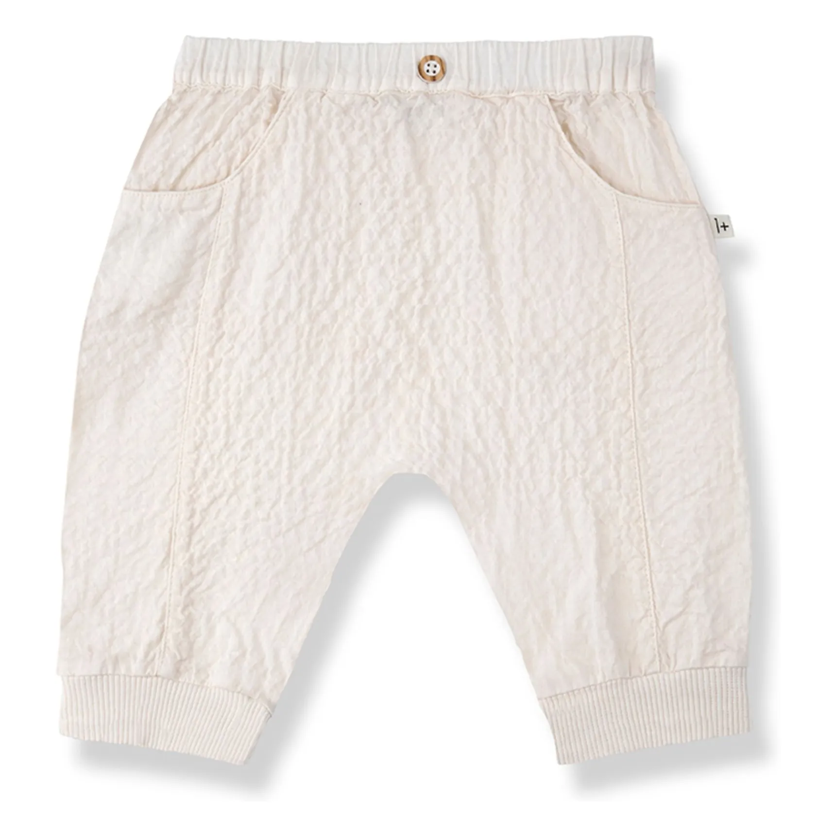 1+ In The Family Ecru Olimpo Seersucker Pants