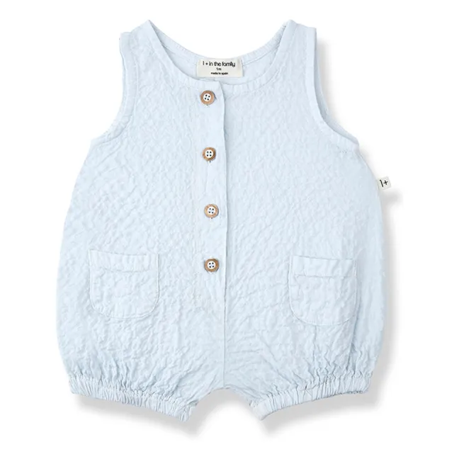 Pelele Etolia Seersucker | Azul Pálido