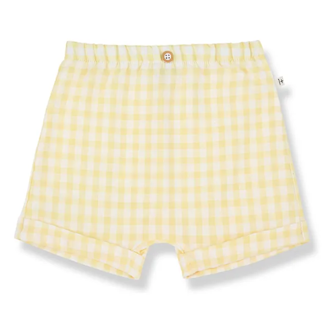 Bermudas Tinos Vichy Seersucker | Amarillo palo