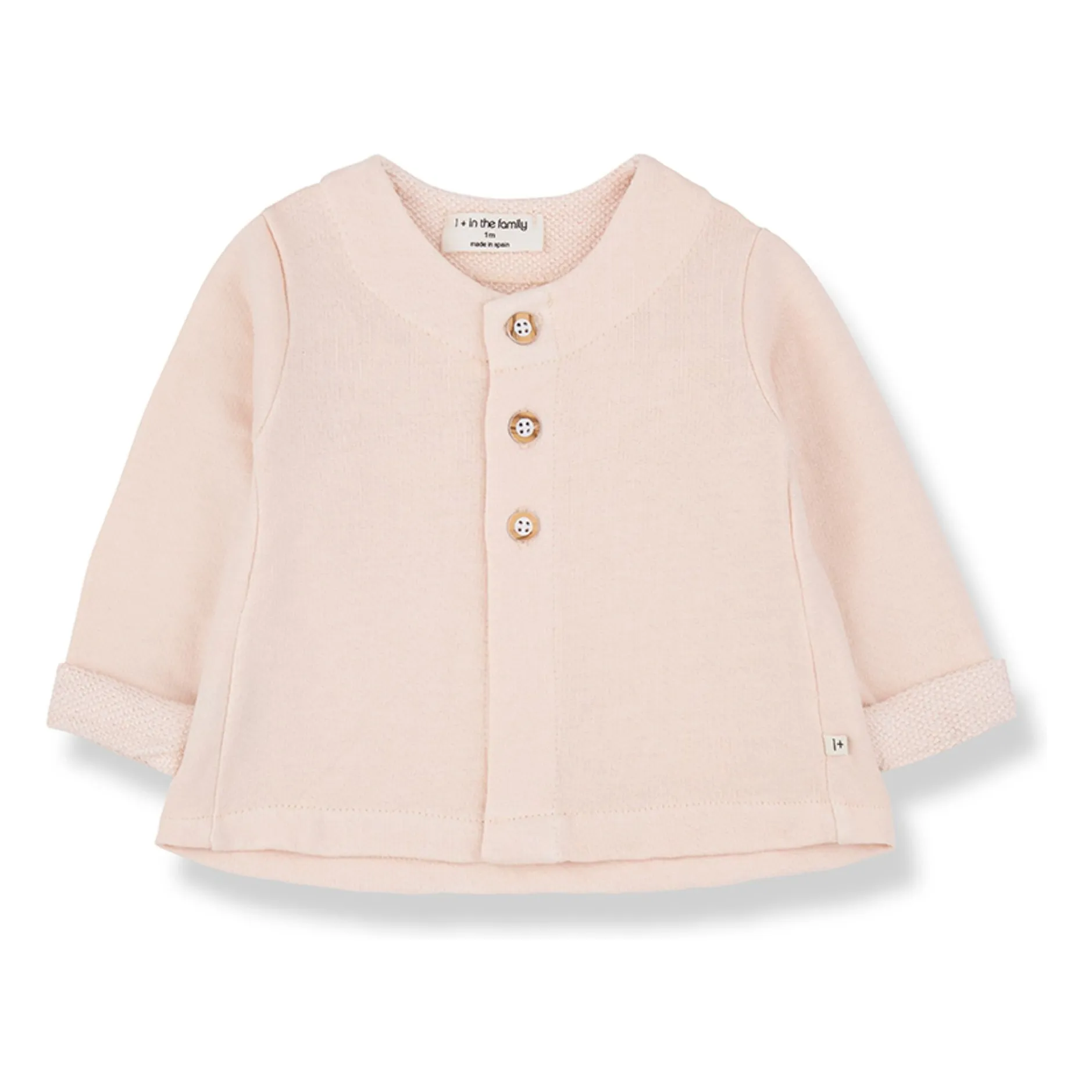 1+ In The Family Beige Pink Salonica Fleece Jacket