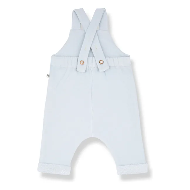Patmos fleece overalls | Pale blue