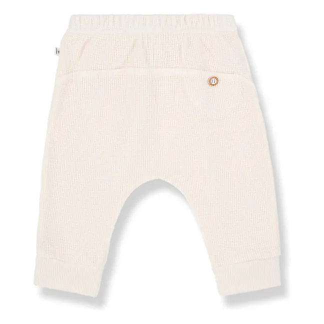 Sunion Waffle Pants | Ecru