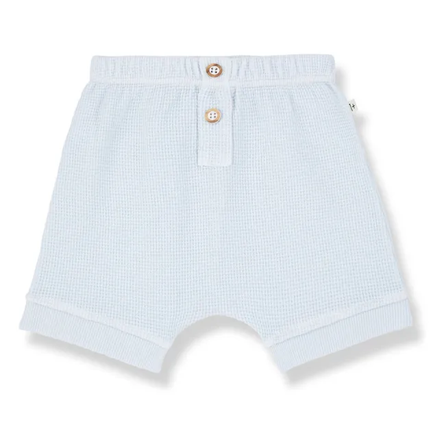 Sime Waffle Short | Pale blue