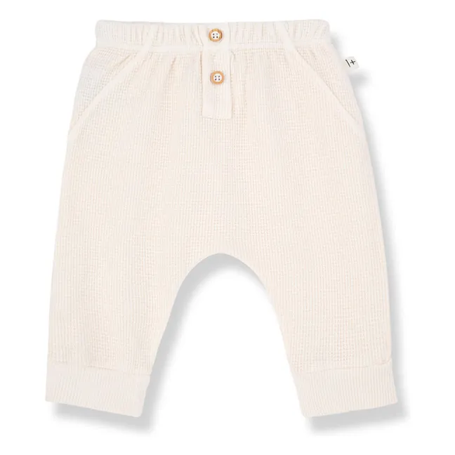 Sunion Waffle Pants | Ecru