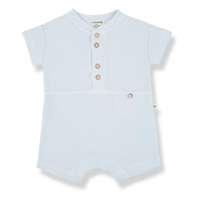 Combishort Gaufrée Volos | Pale blue