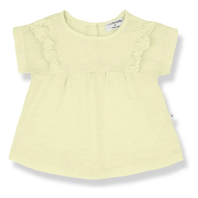 Blouse Atenas Chinée | Jaune pâle
