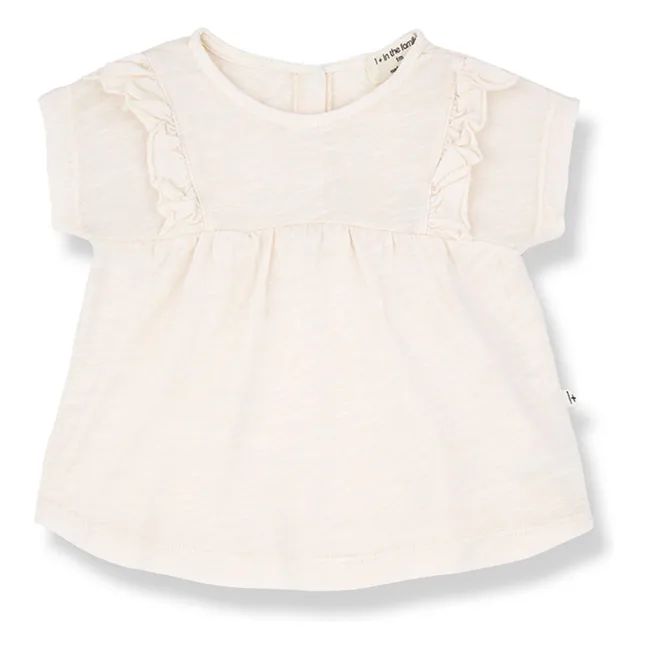 Blouse Atenas Chinée | Ecru