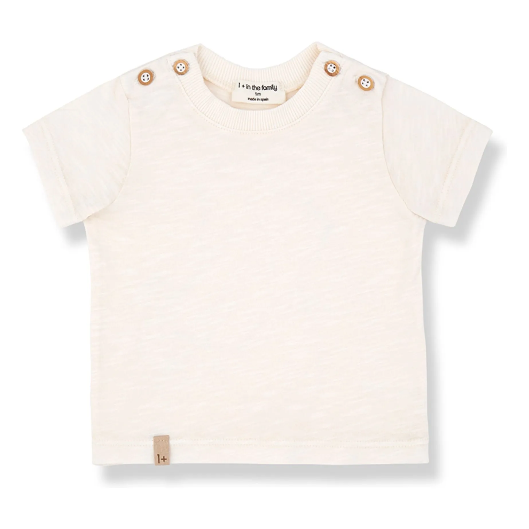 1+ In The Family Ecru Kamari Chiné T-Shirt