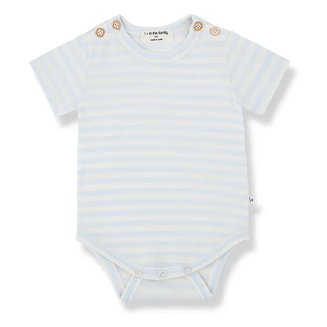 Body Eloi a righe | Azzurro fiordaliso