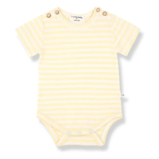 Body Eloi a righe | Giallo chiaro