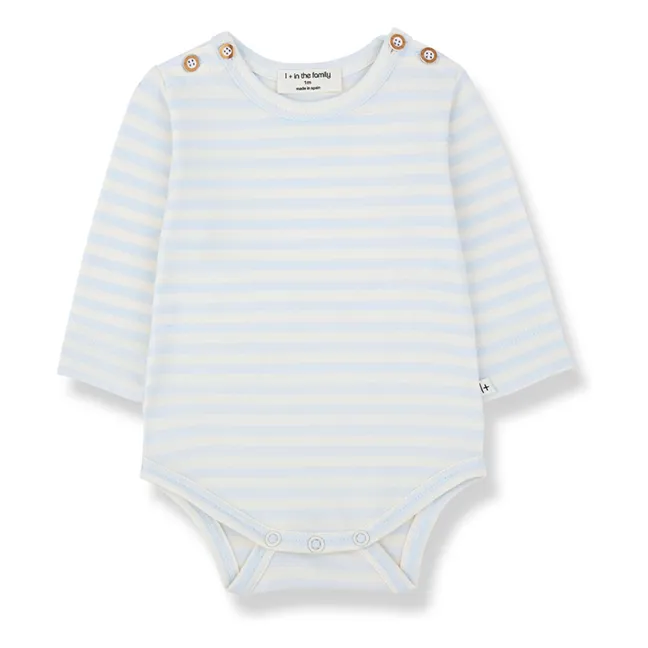 Body Biel a righe | Azzurro fiordaliso