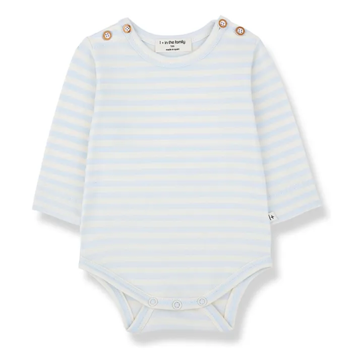 Body de rayas Biel | Azul Pálido- Imagen del producto n°0