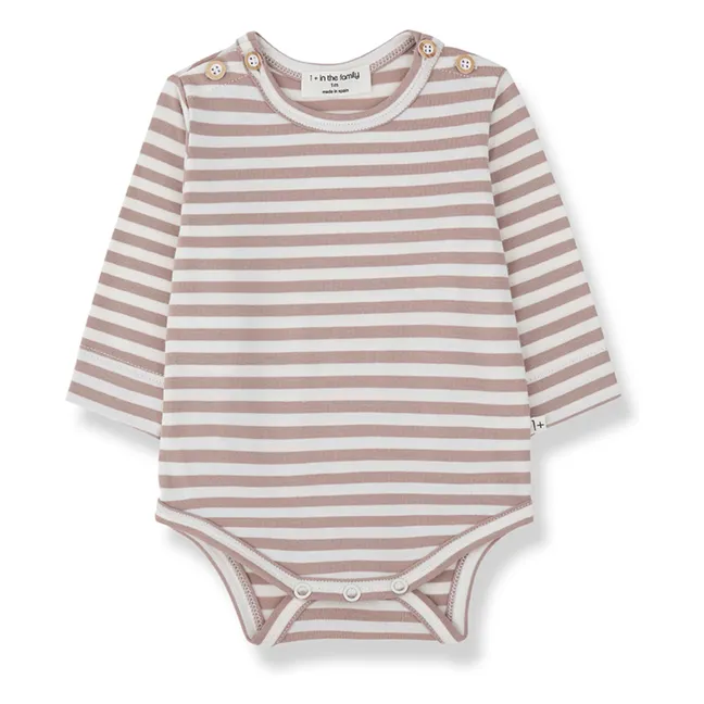 Body Biel Rayé | Taupe