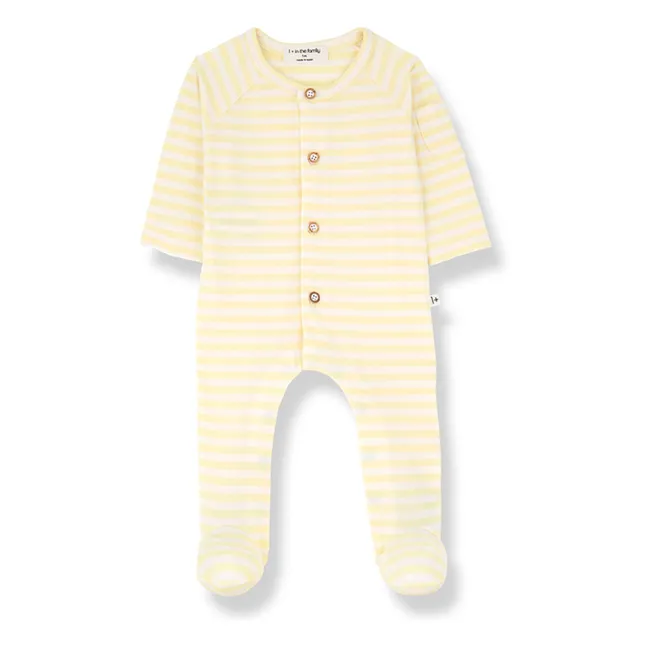 Felip Striped Pyjamas | Pale yellow