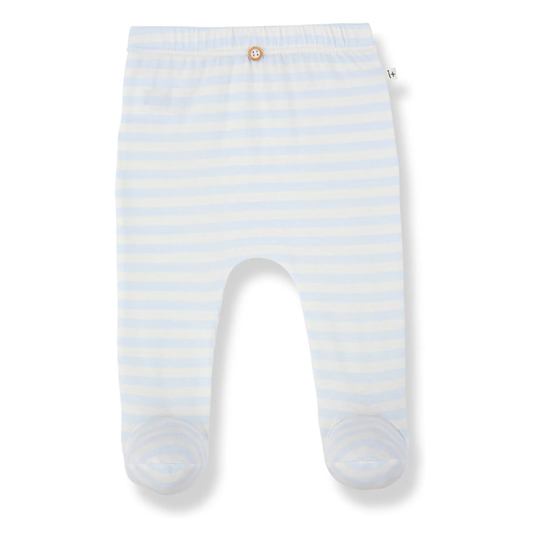 1+ In The Family Pale Blue Striped Ros Tights