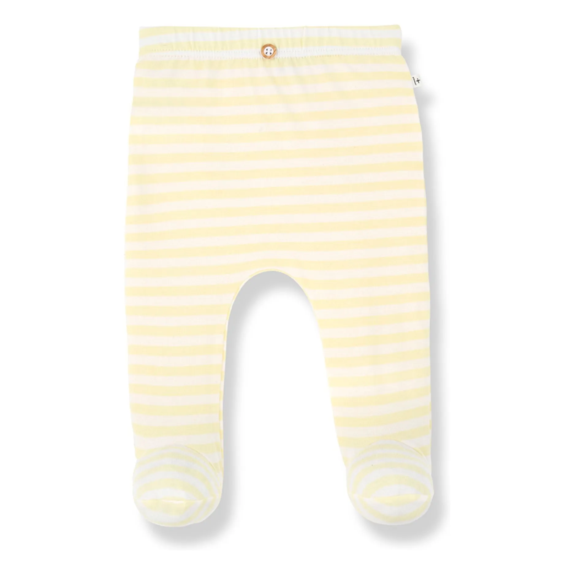 1+ In The Family Pale Yellow Striped Ros Tights