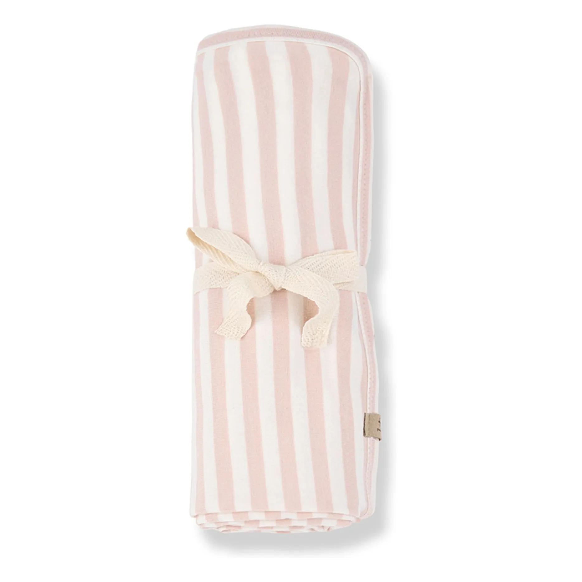 1+ In The Family Beige Pink Striped Betta Blanket