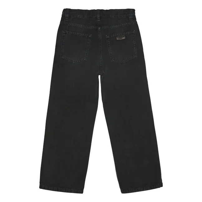 Jeans Hank a gamba larga | Nero