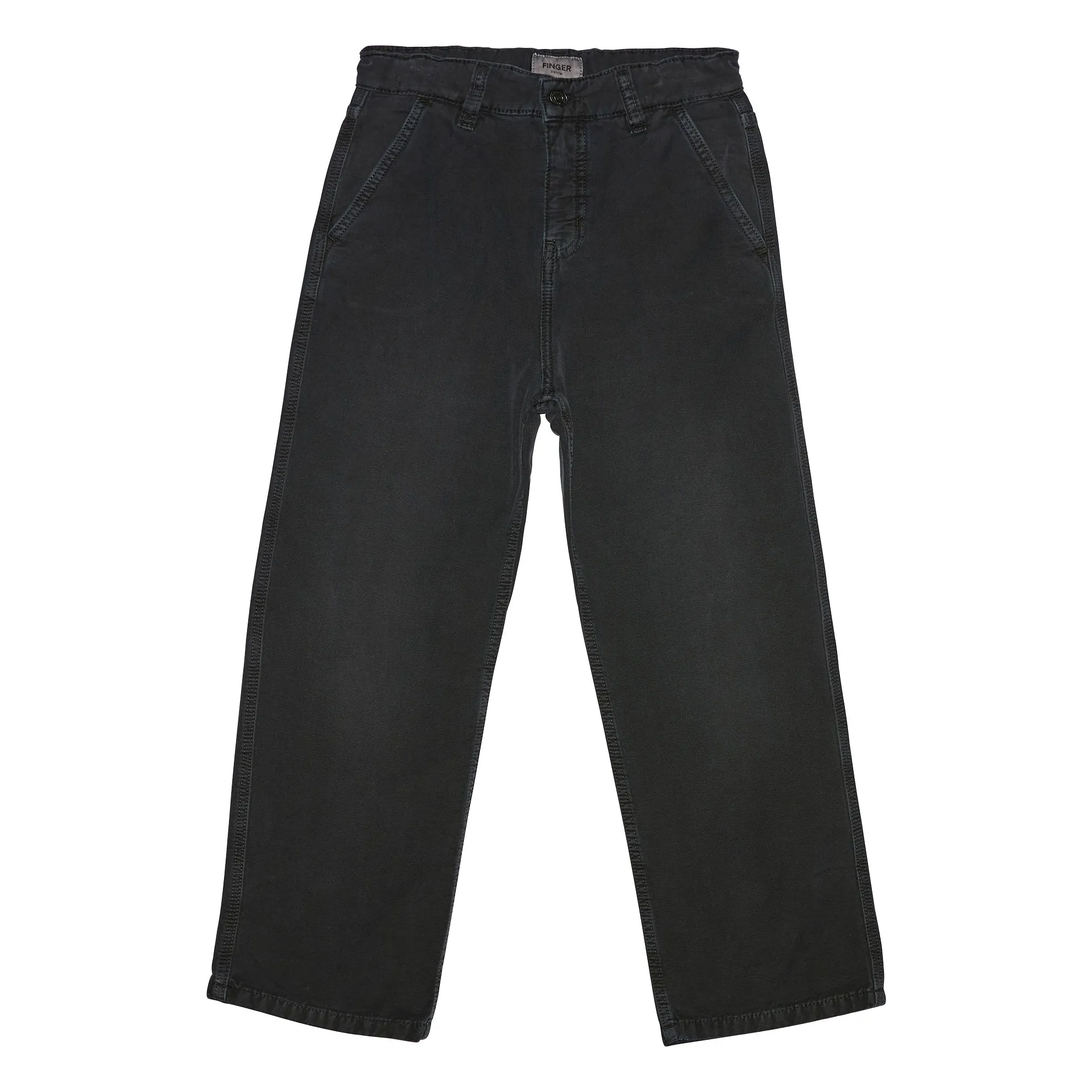 Finger In The Nose Black Hank Wide Jeans