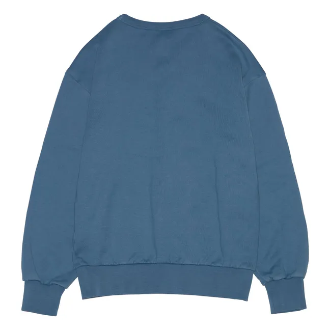 Sudadera Arlo de algodón orgánico | Azul