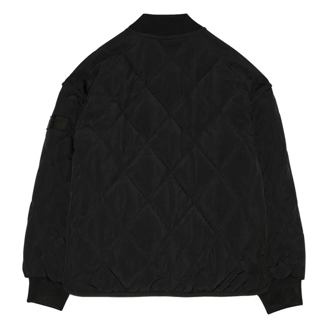 Bomber acolchada Braidy | Negro