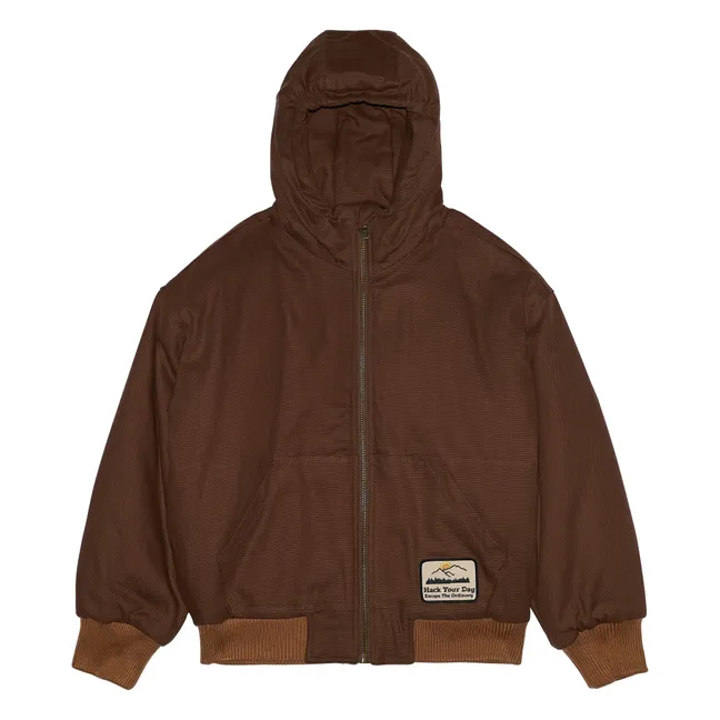 Blouson à Capuche Matt | Marron