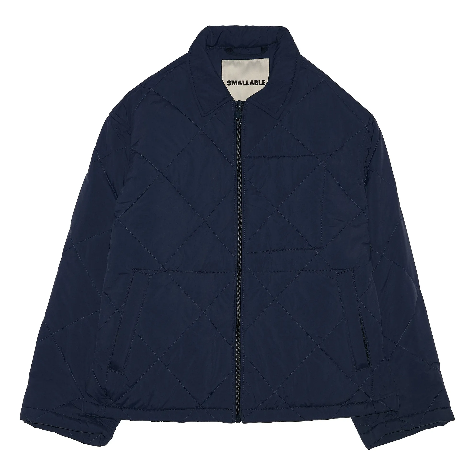 Smallable Kid Navy Blue Sonny Quilted Jacket