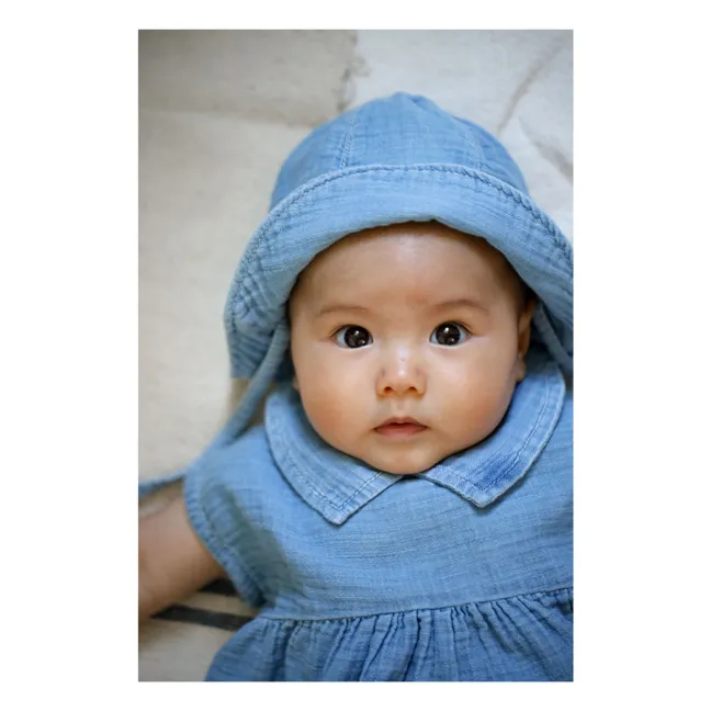 Chapeau Denim Iliria | Bleu Clair