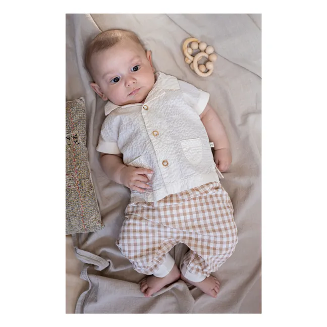 Corinto Seersucker-Hemd | Seidenfarben