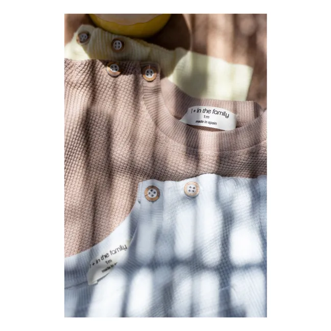 Delion Waffel T-Shirt | Blassblau