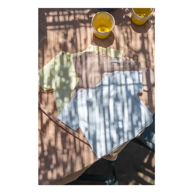 Camiseta Delion Waffle | Azul Pálido